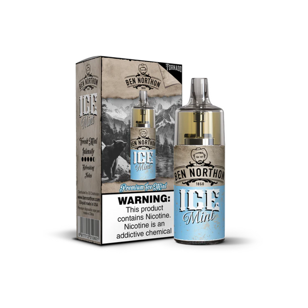 BEN NORTHON 20000 PUFFS 5% ICE MINT (BASE SABOR A TABACO)