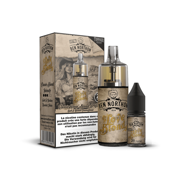 BEN NORTHON 20000 PUFFS 5% LOVE BLOND (BASE SABOR A TACACO)