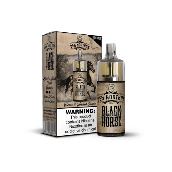 BEN NORTHON 20000 PUFFS 5% BLACK HORSE (BASE SABOR A TABACO)