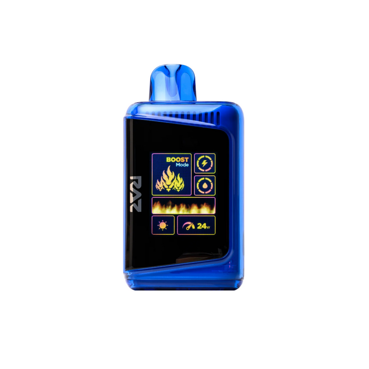 RAZ MEGA 25000 PUFFS 5% BLUE RAZ ICE – vcoolec