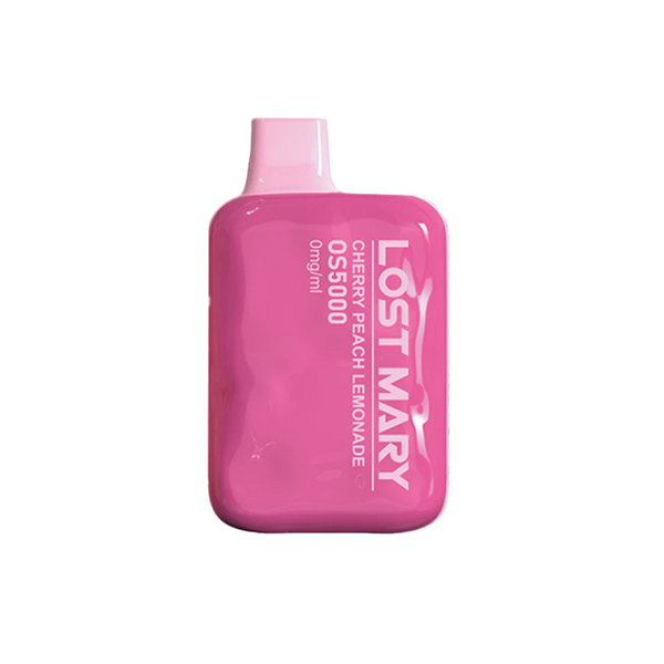 LOST MARY 0S5000 ZERO NIC 5000 PUFFS 0% CHERRY PEACH LEMONADE