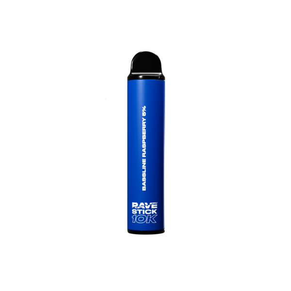 FUME RAVE STICK 10000 PUFFS 5% BASSLINE RASPBERRY