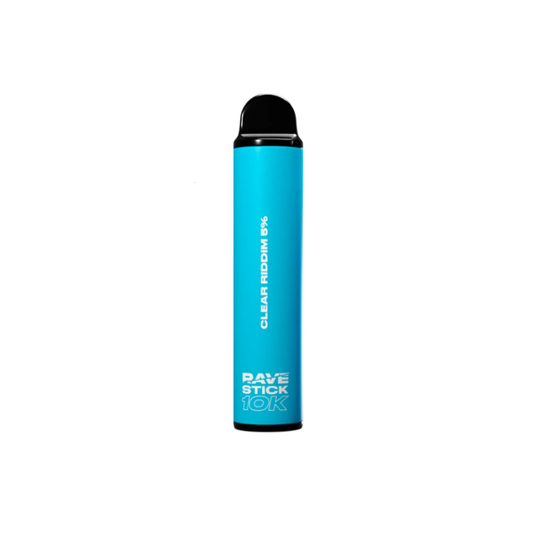 FUME RAVE STICK 10000 PUFFS 5% CLEAR RIDDIM