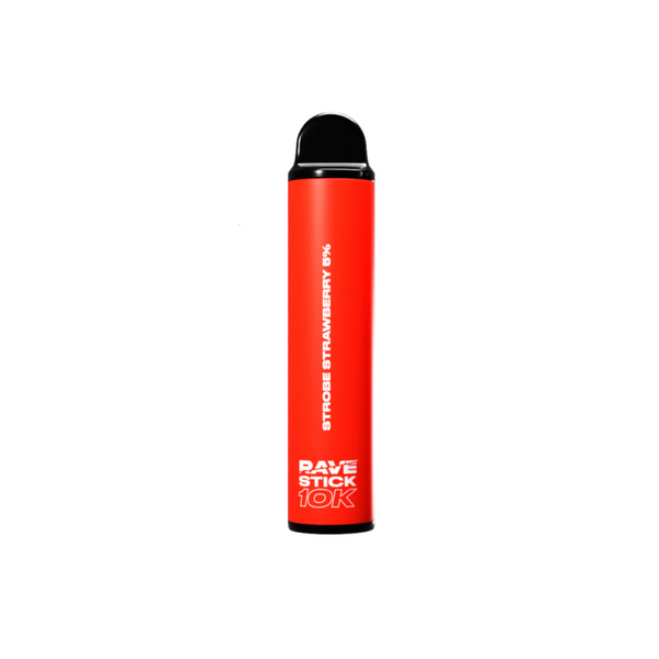 FUME RAVE STICK 10000 PUFFS 5%  STROBE STRAWBERRY