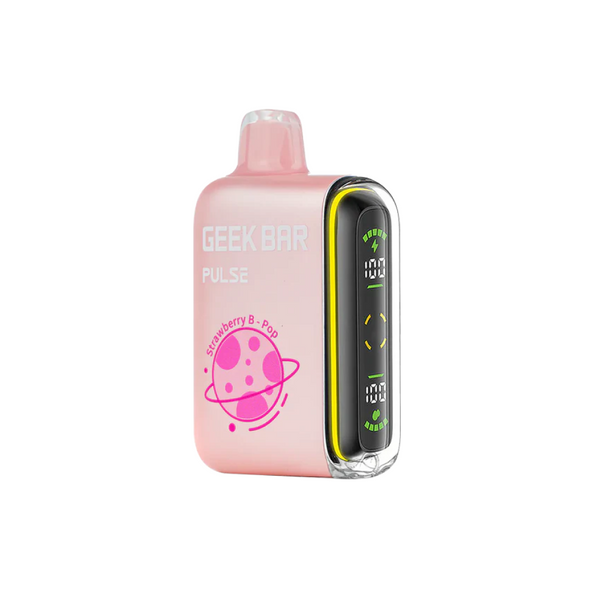 GEEK BAR PULSE ZERO NIC 15000 PUFFS 0% STRAWBERRY B-POP