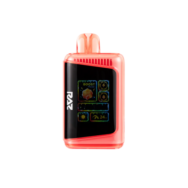 RAZ MEGA 25000 PUFFS 5% STRAWBERRY PEACH GUSH