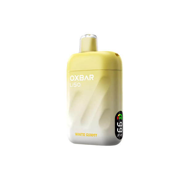 OXBAR LISO 28000 PUFFS 5% WHITE GUMMY